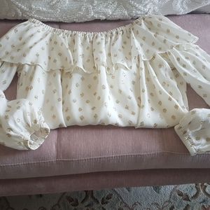 Michael Kors off-the-shoulder blouse